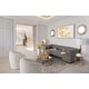 preview thumbnail 7 of 26, Sagebrook Home Gold Accented Abstract Modern Coastal Decorative Orbs Set of 3