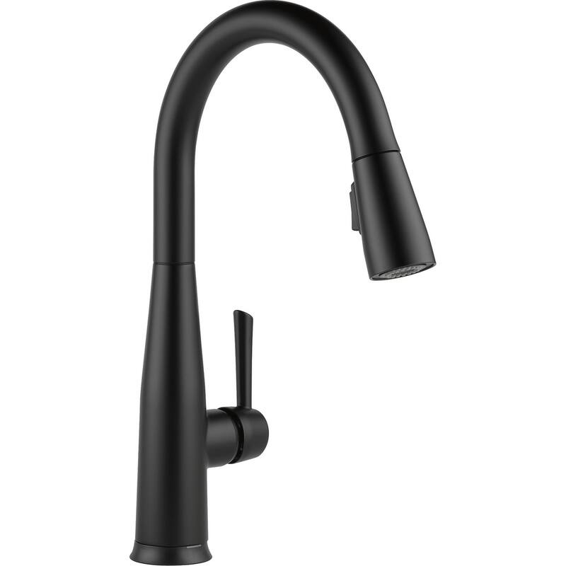 Delta 9113TL-DST Essa 1.8 GPM Single Hole Pull Down Touchless Kitchen - Matte Black