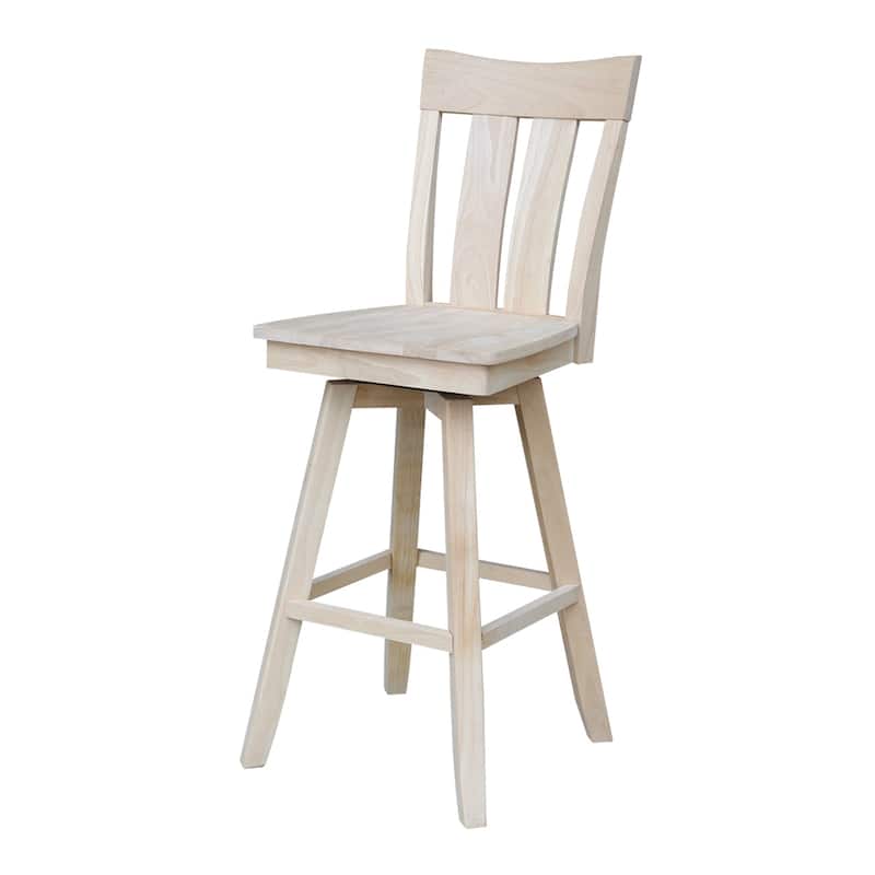 Ava Solid Wood Swivel Stool - Counter Height/Bar height/Bar Height
