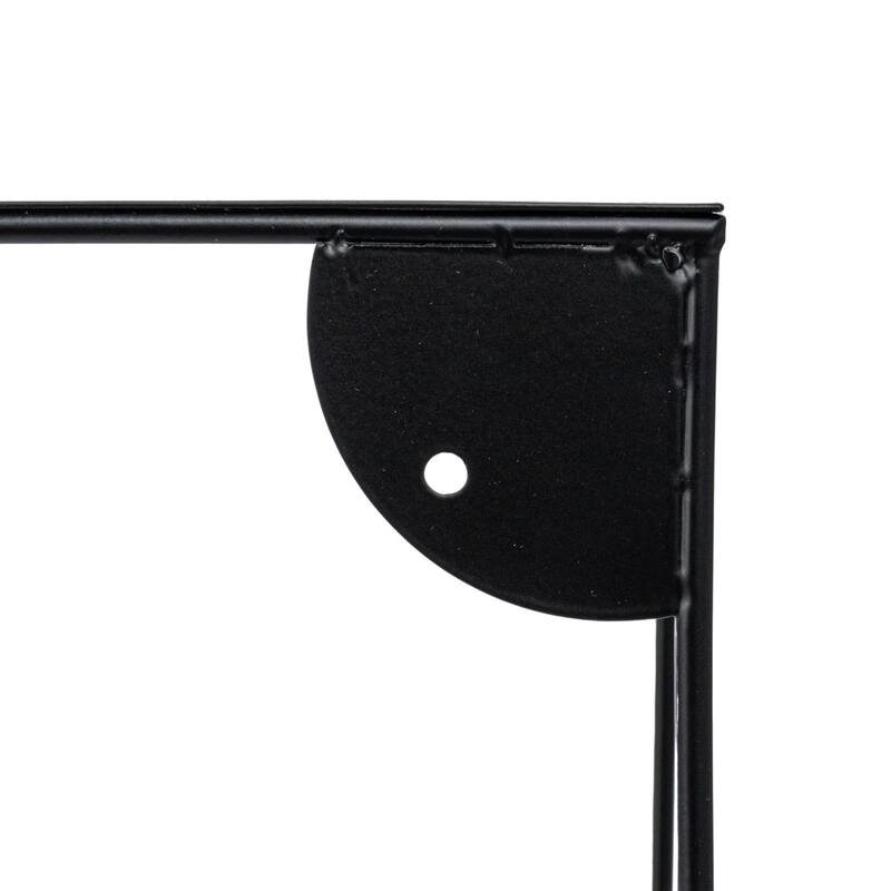 Metal Two-Tier Wall Shelf Storage - 39.3"L x 8.0"W x 9.8"H