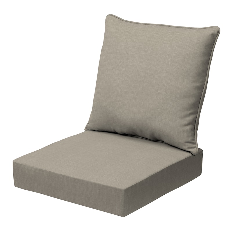 ARDEN earthFIBER Outdoor Deep Seat Set 24 x 24 - Sandbar Taupe Texture