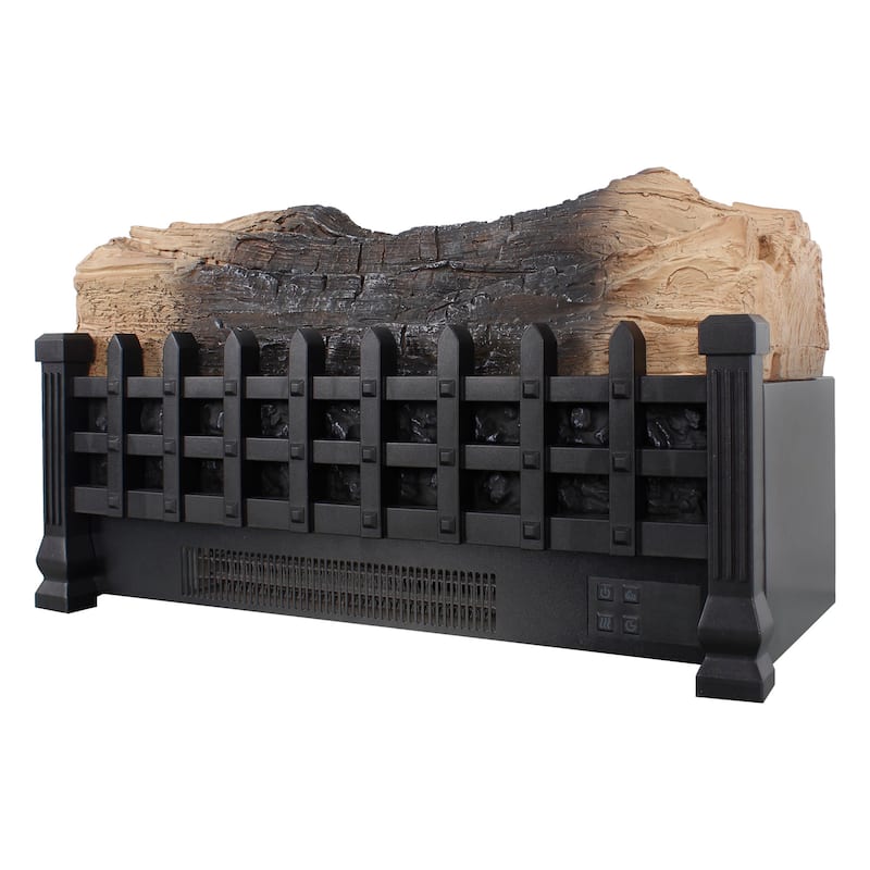 20 inch Electric Fireplace 3D Log set insert, Free Standing Fireplace Heater for Indoor