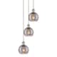 Option Brushed Satin Nickel / Light Smoke Deco Swirl