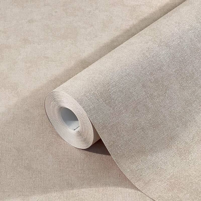 Galerie Wallcoverings Flora Plain Textured Vinyl on Non-woven Lustre Wallpaper Roll