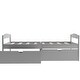 preview thumbnail 9 of 16, Exquisite and Simple Design Wood Platform Bed with Two Drawers, Space-saving,Safety Guaranteed, Grey