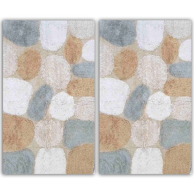 Chesapeake Pebbles 2pc Bath Rug Set