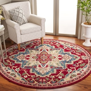 SAFAVIEH Kashan Adelma Oriental Rug with Fringe