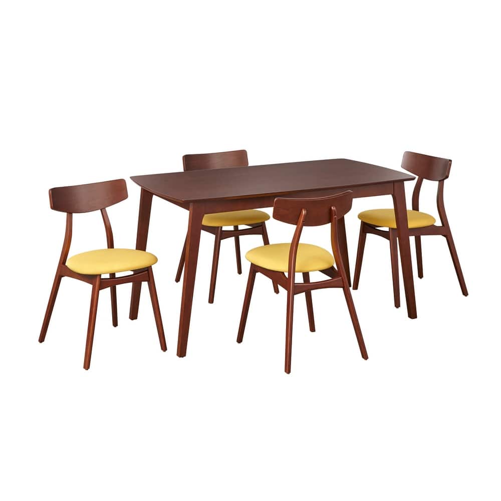 Simple Living Solid Beechwood Cadiz 5-piece Dining Set