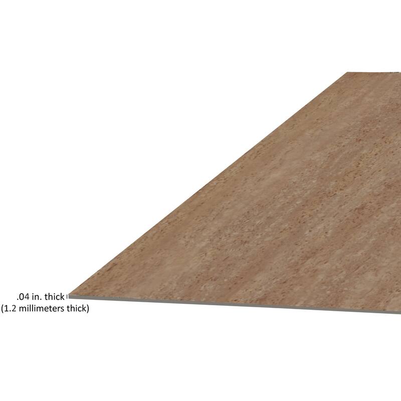 Achim Nexus Travatine Marble 12x12 Self Adhesive Vinyl Floor Tile - 20 Tiles/20 sq. ft.