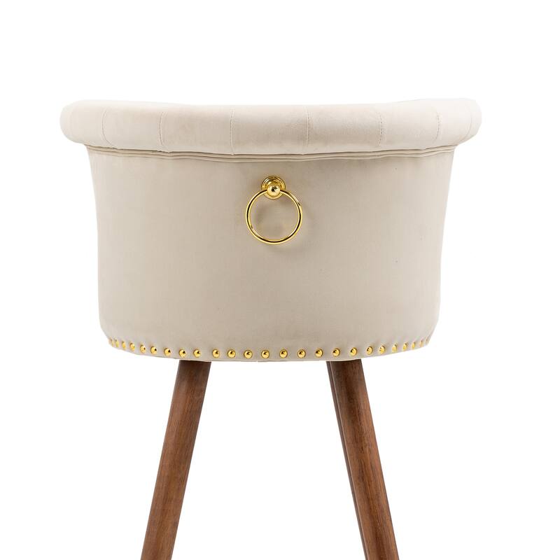 Swivel Bar Stools With Backrest Footrest