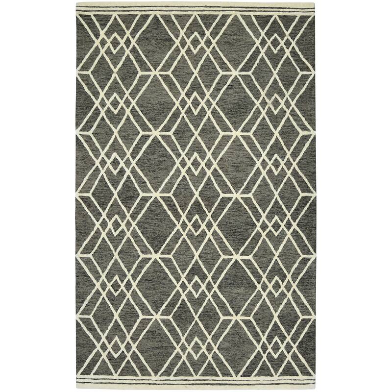 Visalle Duncan Hand-Hooked Wool Area Rug