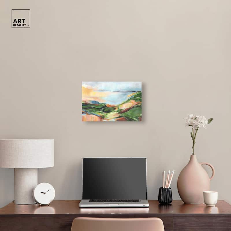Abstract Landscape Canvas by Art Remedy, Gallery Wrapped