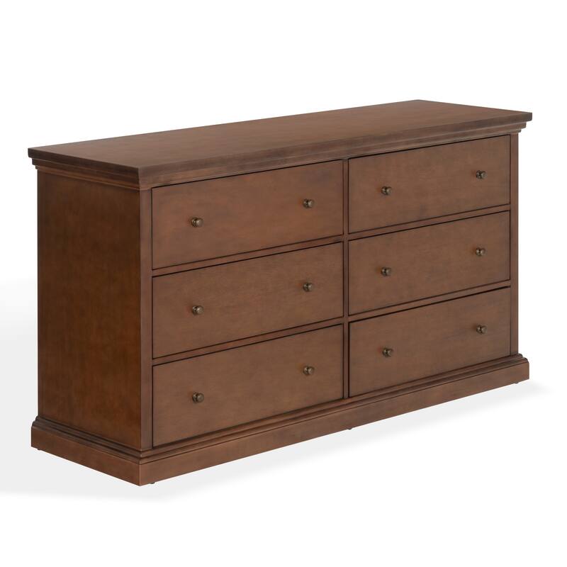 SAFAVIEH Couture Lizzy 6-Drawer Wood Dresser