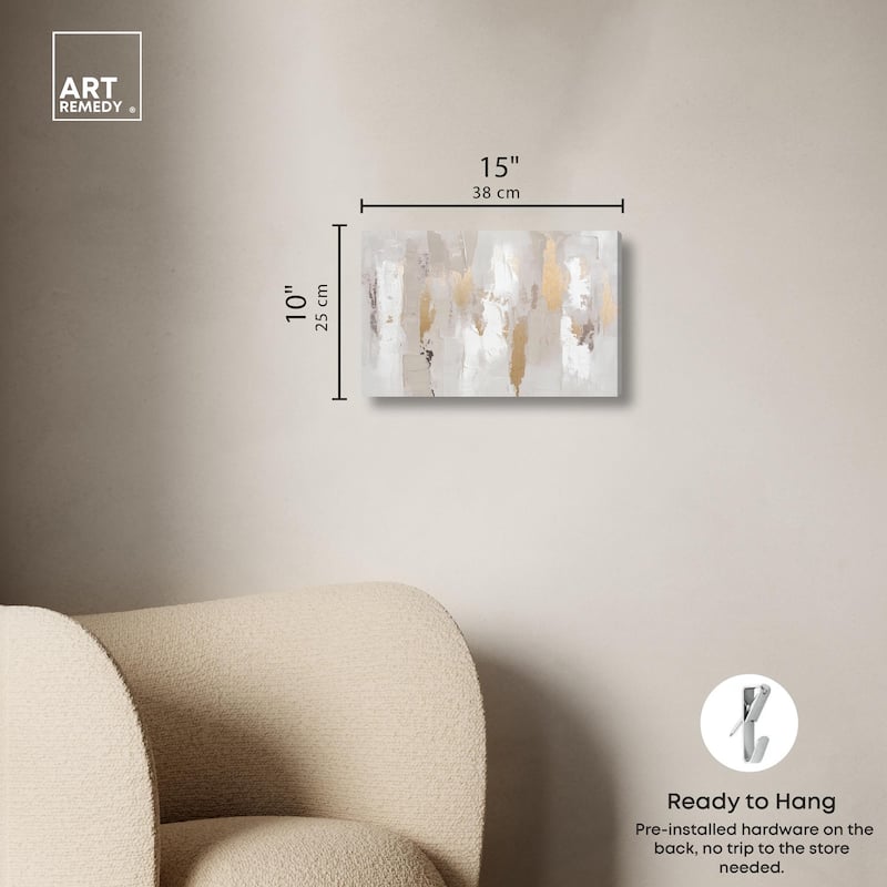 Gilded Brilliance II Canvas by Art Remedy, Gallery Wrapped