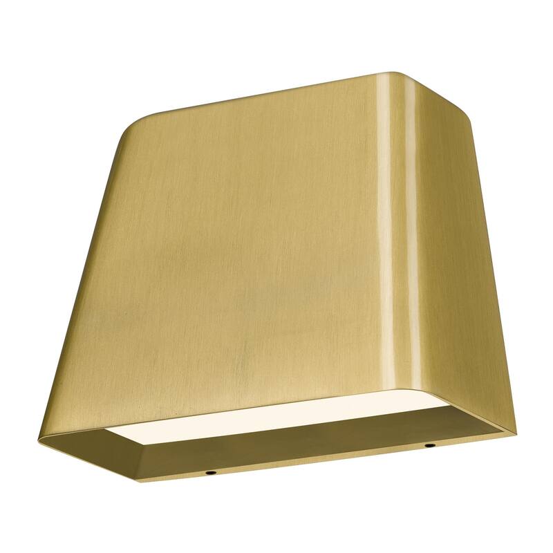 5.5" Brushed Brass LED Wall Sconce