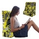 preview thumbnail 35 of 70, WOWMAX Back Rest Wedge Support Pillow Daybed Pillow Yellow Garden