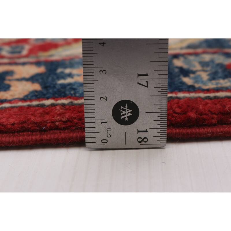 ECARPETGALLERY Hand-knotted Uzbek Ghazni Red Wool Rug - 8'11 x 12'1