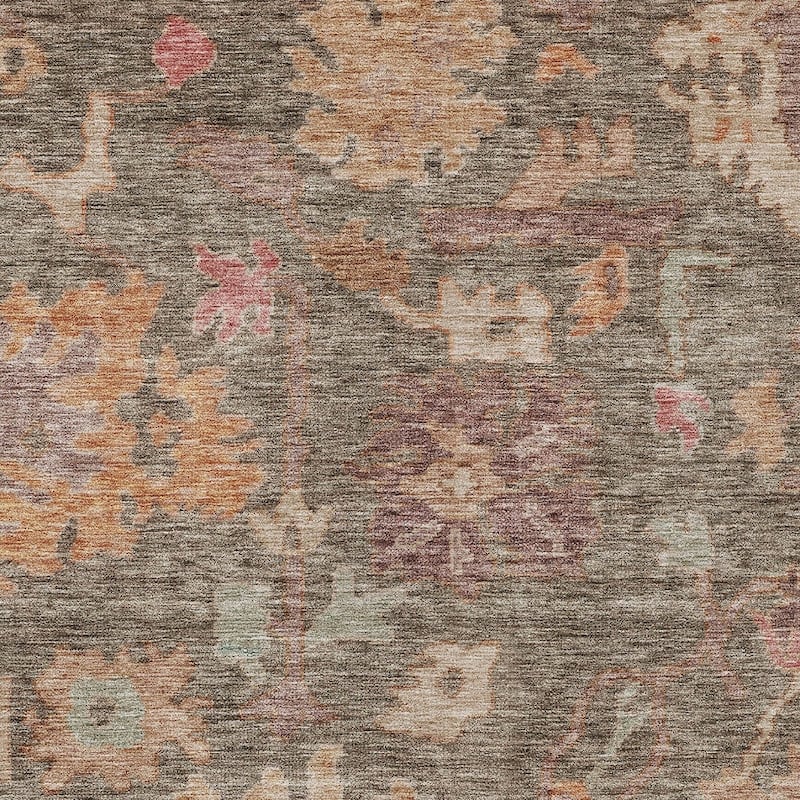 HomeRoots Floral Traditional Rectangle Outdoor Rug