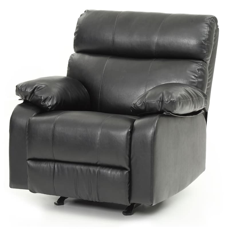 Manny Faux Leather Rocker Recliner