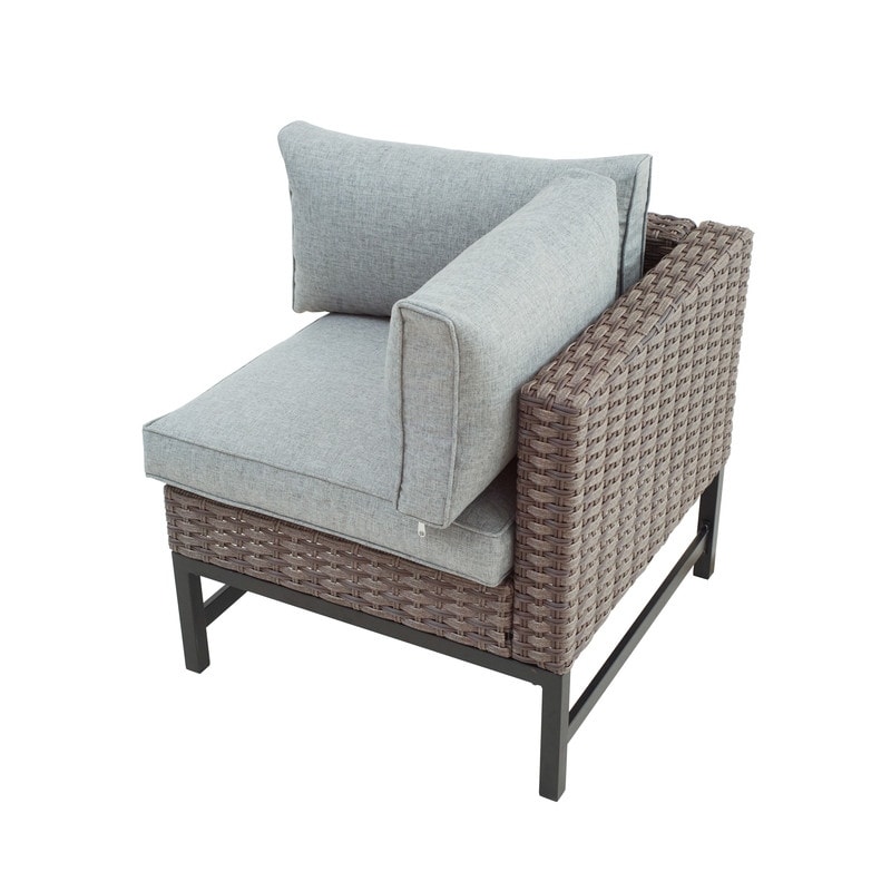 Patio Festival 10-Piece Wicker Outdoor Conversation Set