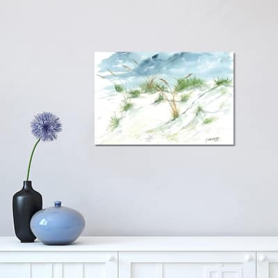 iCanvas "Sand Dunes Beach Painting" by Derek McCrea Canvas Print