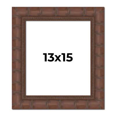 13x15 Frame Pewter Solid Wood Picture Frame Width 1.625 Inches | Interior Frame Depth 0.6875 Inches