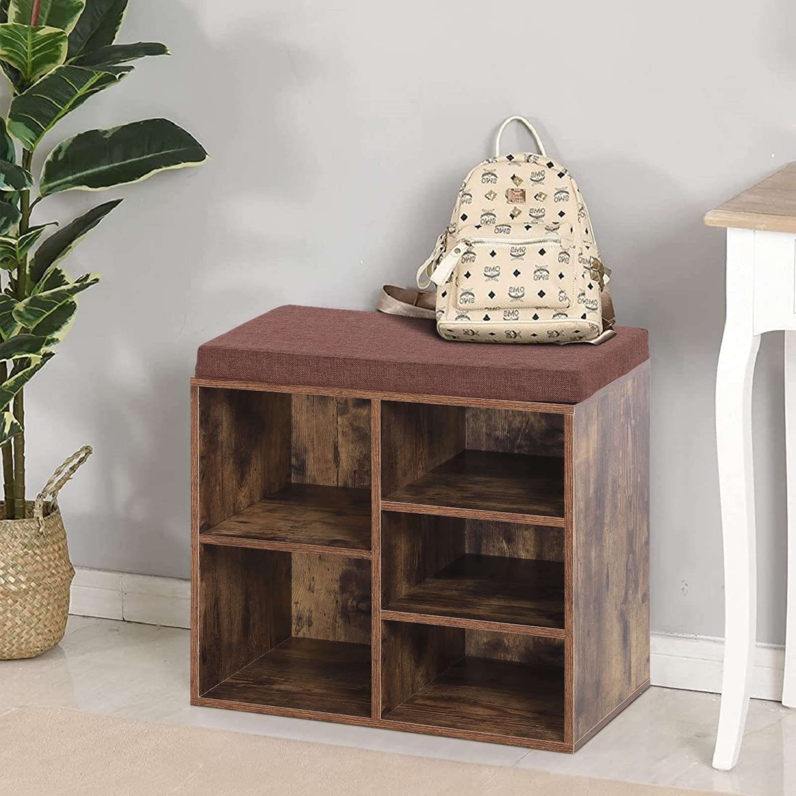 Mango wood shoe bench 2025