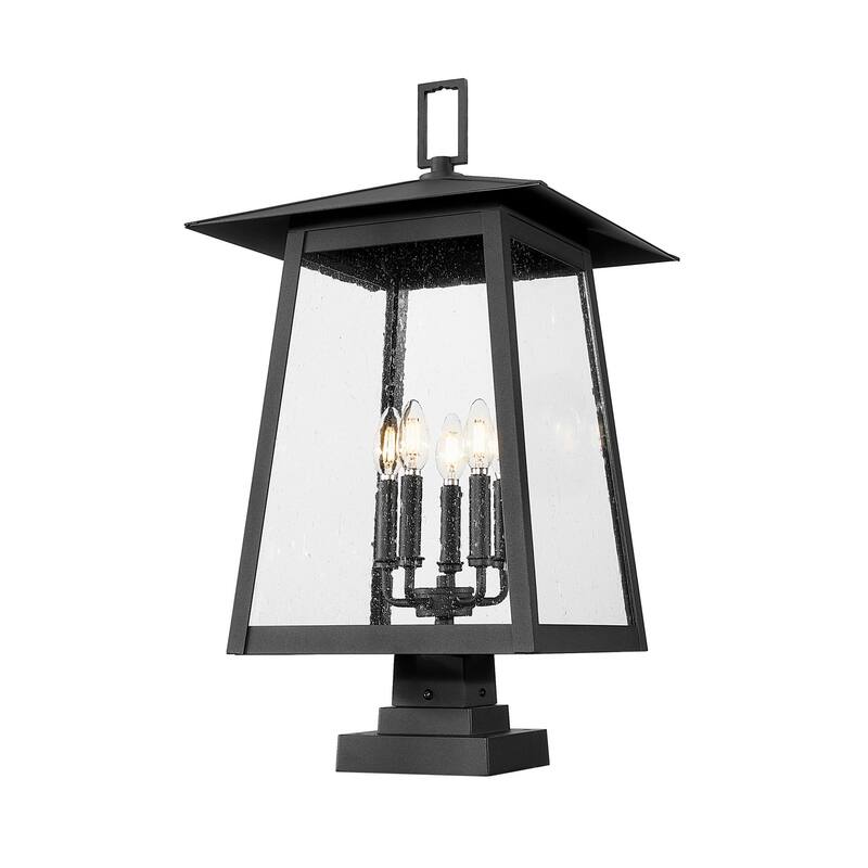 Z-Lite 5015PHXLS-SQPM Rainer 5 Light 29" Tall Marine Grade Post Light