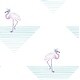 preview thumbnail 3 of 2, Seabrook Designs Day Dreamers Dancing Flamingo Unpasted Wallpaper 20.5 in. W x 33 ft. L - Teal and Lilac