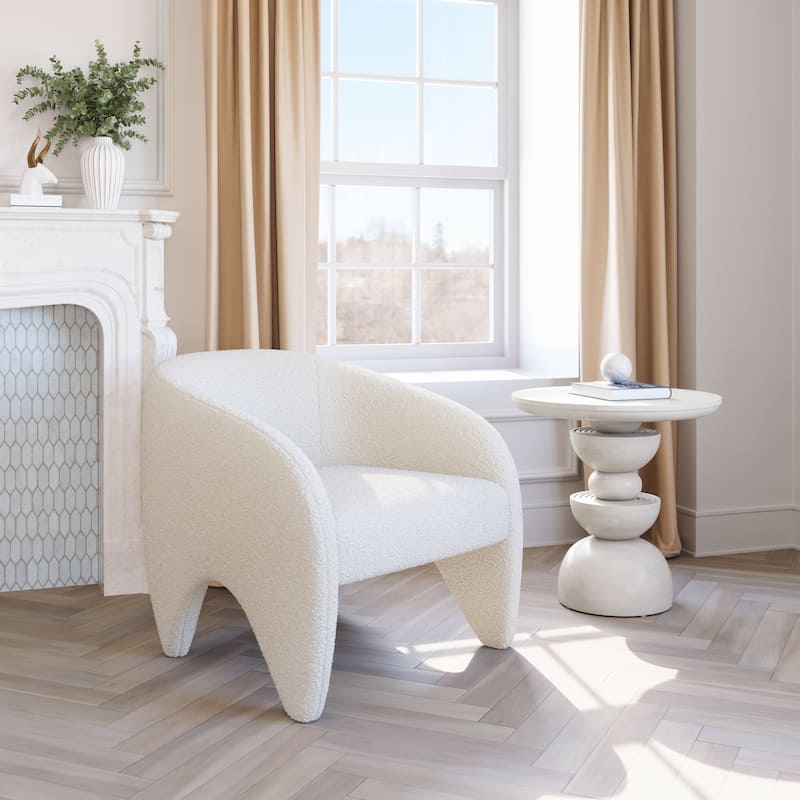Lopta Accent Chair White - White