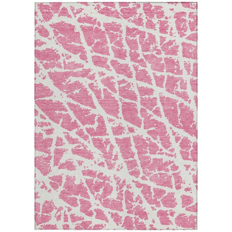 Daso Unique Abstract Weather Resistant Classic Meets Modern Outdoor Rug