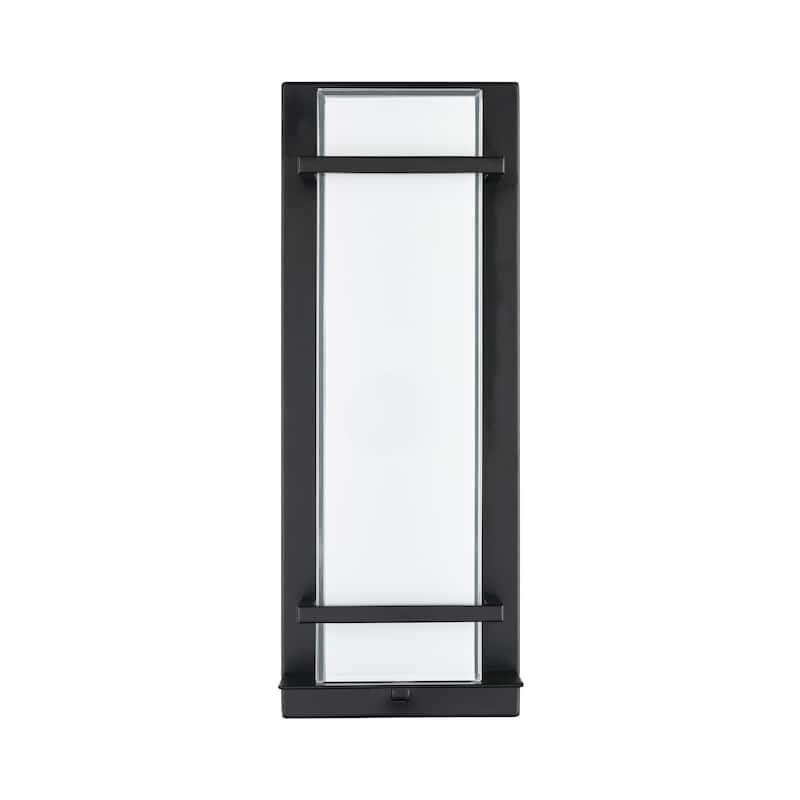 Millennium Lighting LED Outdoor Wall Sconce in Powder Coat Black - 16  Inch