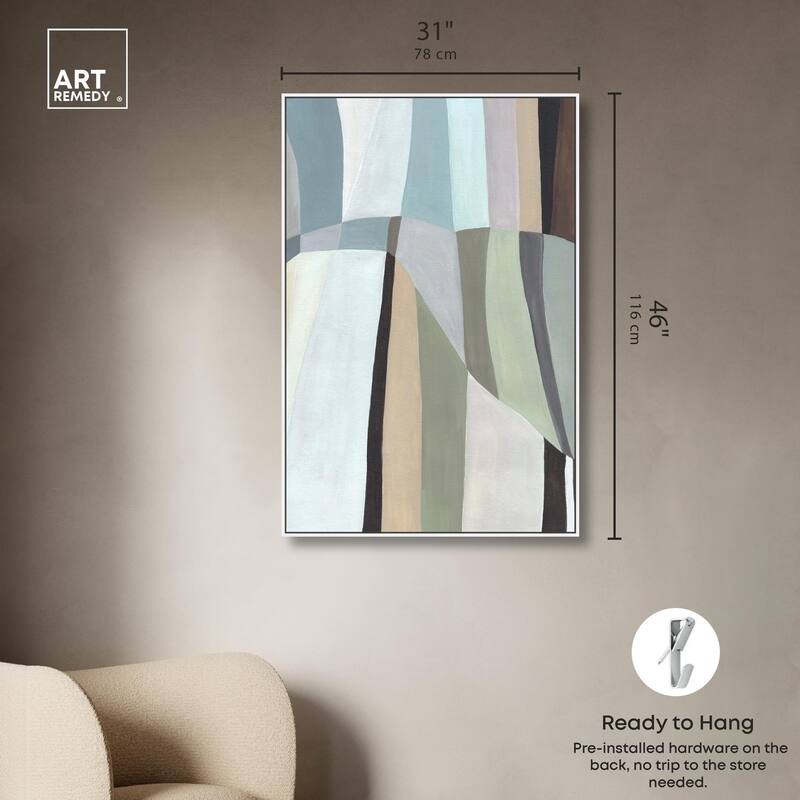 Abstract Fragments I Canvas by Art Remedy