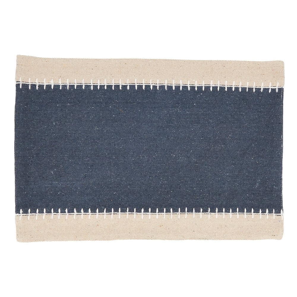 Whipstitched Border Design Placemat (Set of 4)