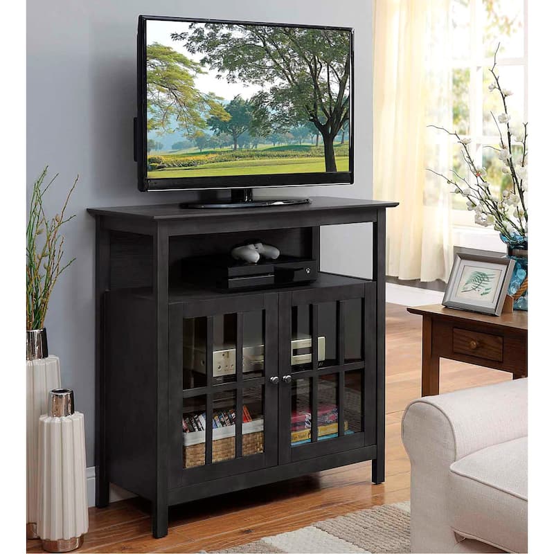 Convenience Concepts Big Sur Highboy 40 inch TV Stand with Storage Cabinets