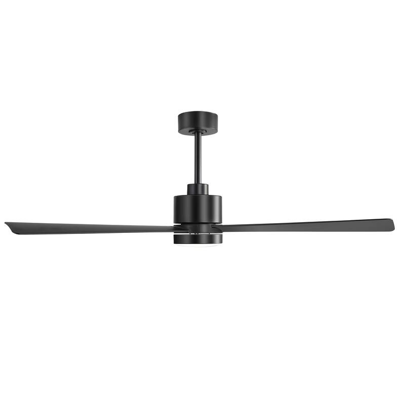 52-In LED Black/White/Gold Ceiling Fan with Light and Remote Control