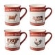 preview thumbnail 1 of 2, Certified International Vintage Farm Mugs 16 oz., 4 Assorted Designs, Set of 4