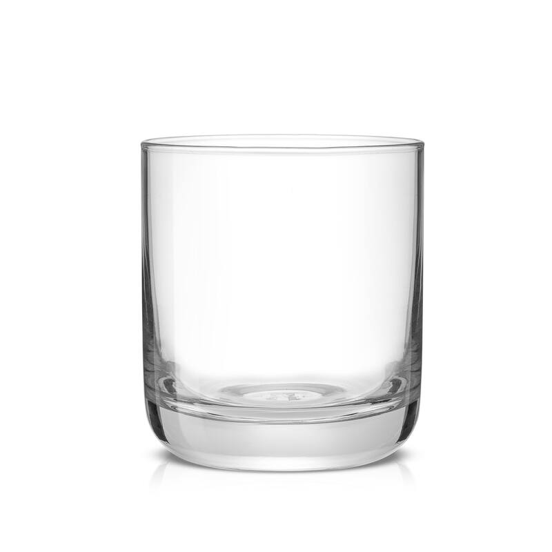 JoyJolt Faye DOF Rock Whiskey Tumbler Glasses - 10 oz - Set of 6 - 10 oz