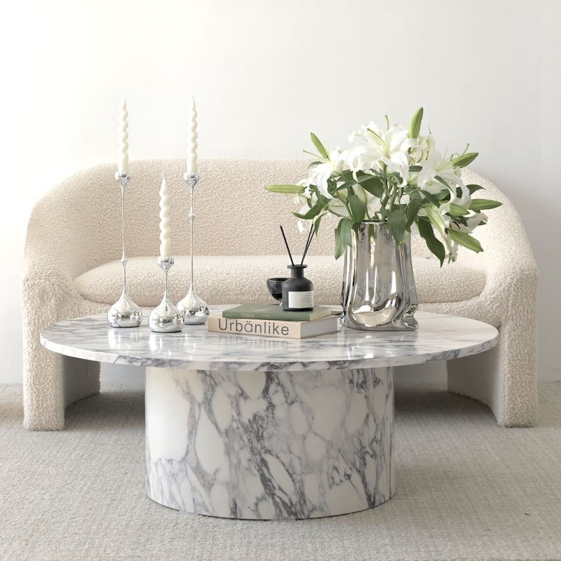 Pedestal 40" Coffee Table - BVLGARI