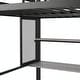 preview thumbnail 16 of 30, Full Size Metal Loft Bed with Wardrobe, Desk, Storage Shelves