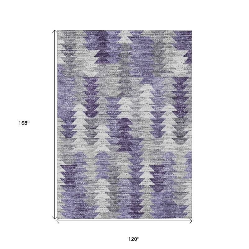 HomeRoots Geometric Transitional Rectangle Outdoor Rug