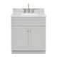 Option Grey / Carrara White Top