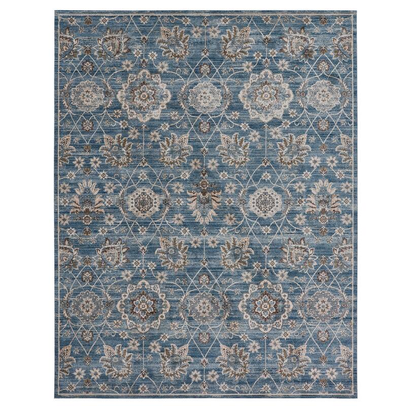 Gertmenian Hurston 3PC Traditional Medallion Area Rug Set, 2x7, 5x7, and 8x10 - 3PC Set