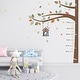 preview thumbnail 2 of 6, Walplus Sweet Birds Measurement Tree Wall Sticker Nursery Decor Decal