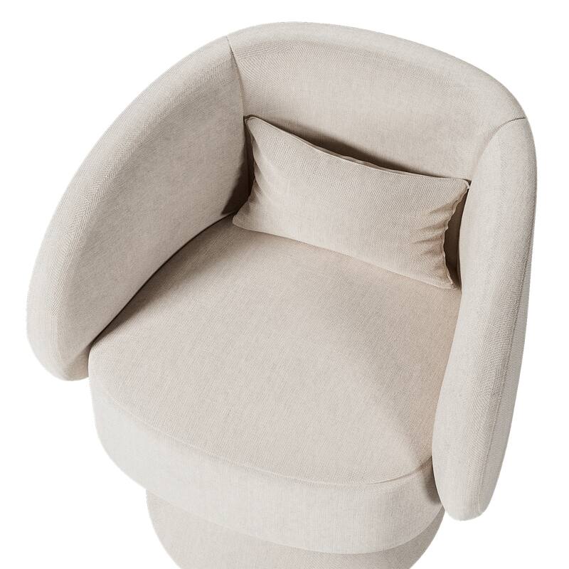 Ouyessir 360 Degree Swivel Cuddle Barrel Sofa Chairs