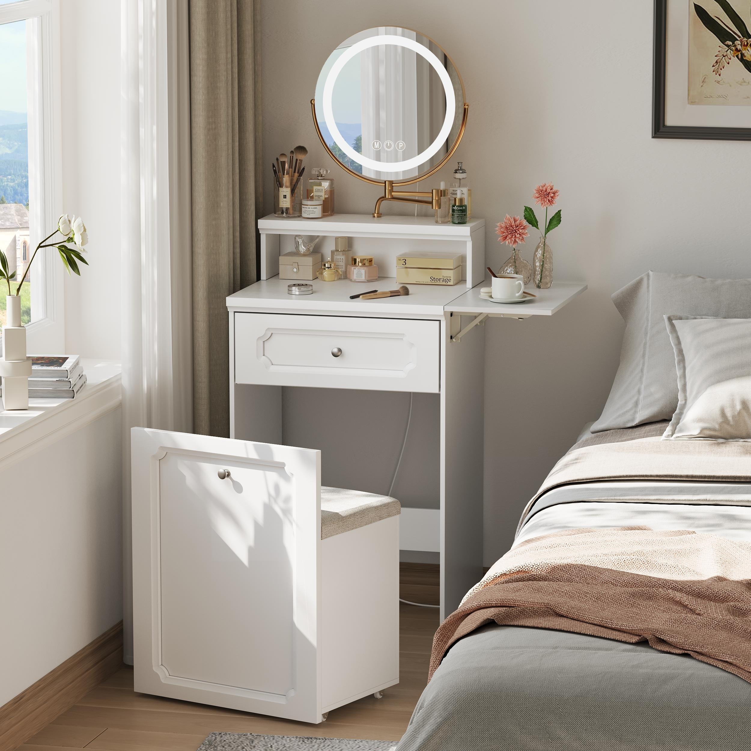 Vanity nightstand discount