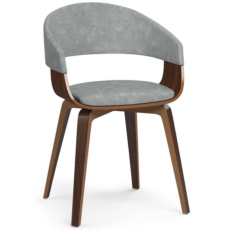 WYNDENHALL Calinda Mid Century Modern Bentwood Single Dining Chair - 20.5"w x 21.7"d x 30.9"h
