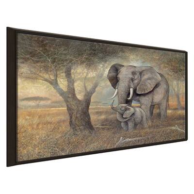 "Gentle Touch" by Ruane Manning Print on Floating Canvas