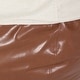 preview thumbnail 3 of 3, Maxi 5 Foot Two color Fabric and Faux Leather Rounded Bean Bag