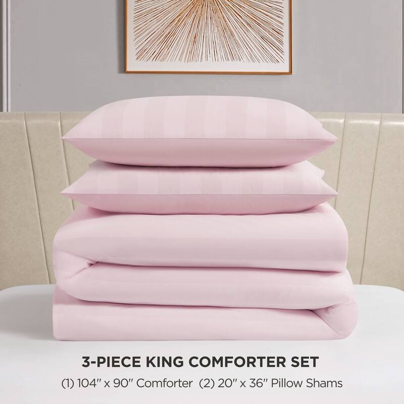 Juicy Couture Jenny Velour Striped Jacquard Comforter Sets